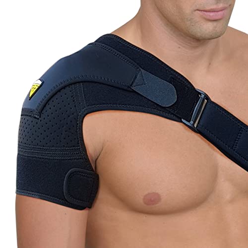 Double Shoulder Brace Support Compression Sleeve Wrap