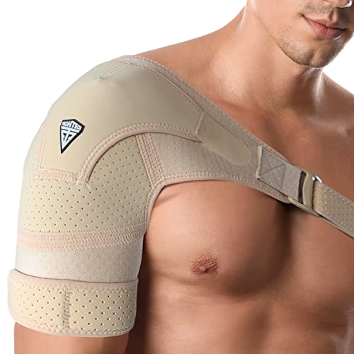 Shoulder brace outlet for weightlifting