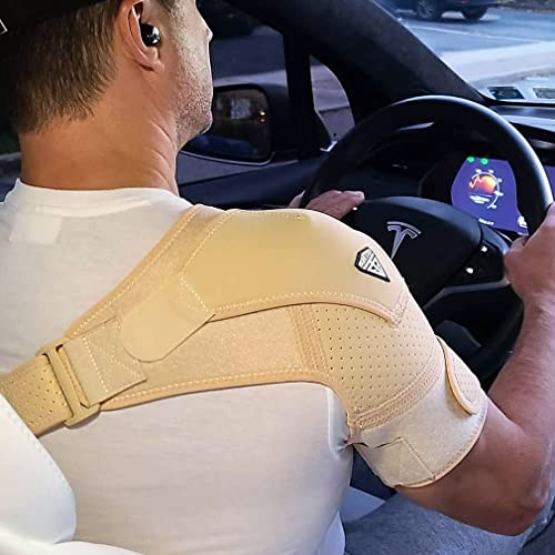 Babo Care Shoulder Stability Brace with Pressure Pad Light and Breathable  Neoprene Shoulder Support for Rotator Cuff, Dislocated AC Joint, Labrum  Tear, Shoulder Pain, Shoulder Compression Sleeve : : Health &  Personal