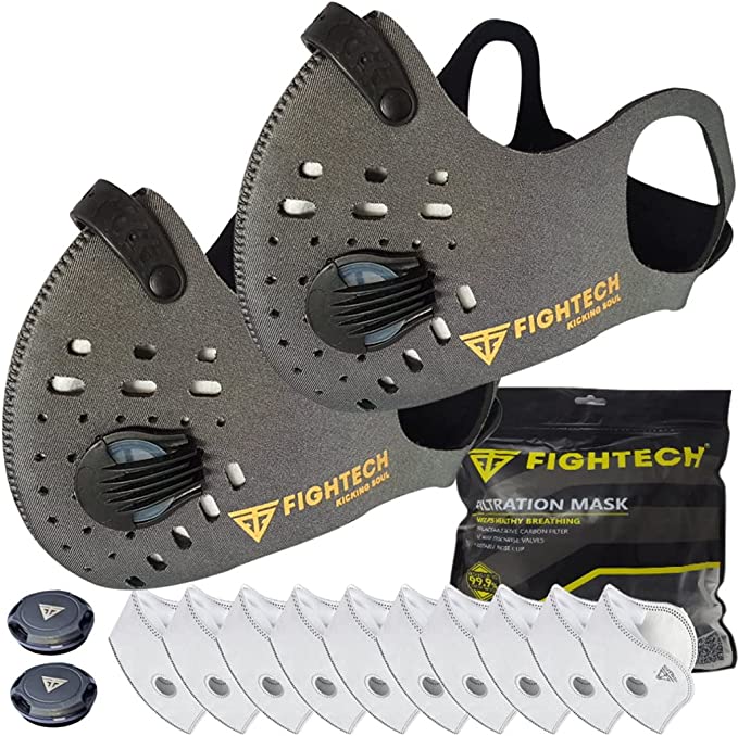 2 x FIGHTECH Neoprene Dust Masks