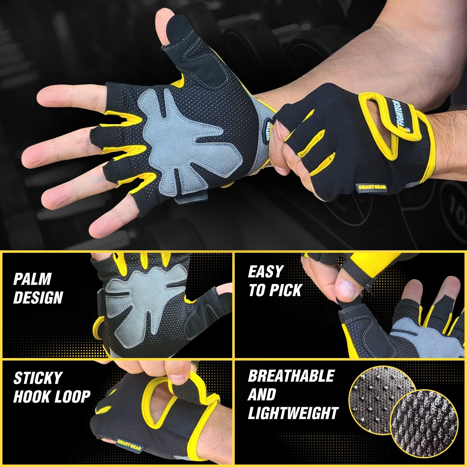 Outdoor discount workout gloves