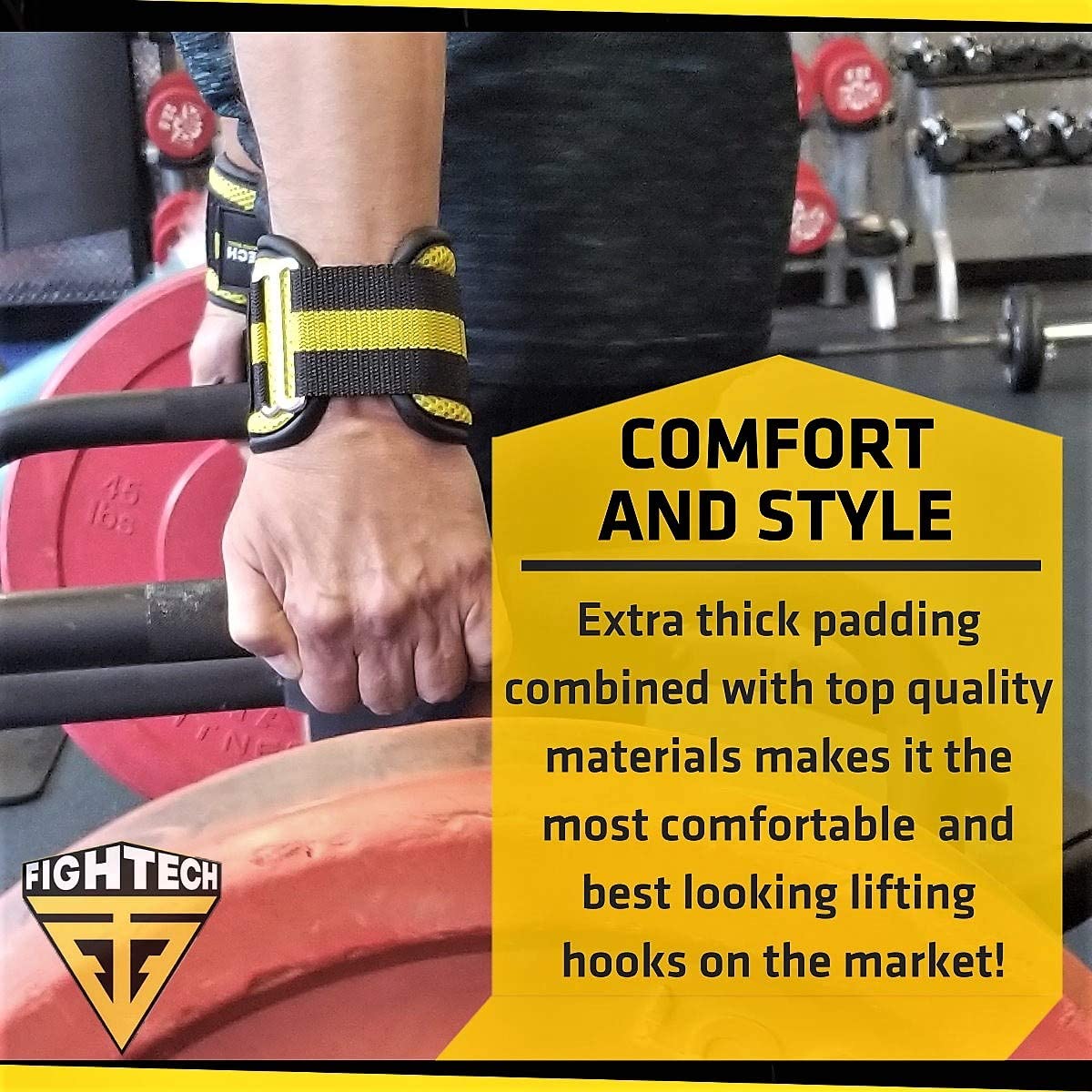 Lifting Hooks for Weight Lifting – FIGHTECH